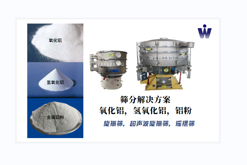 氧化鋁、氫氧化鋁、金屬鋁粉篩分案例